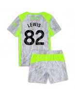 Manchester City Rico Lewis #82 Tredjedraktsett Barn 2025-26 Korte ermer (+ bukser)